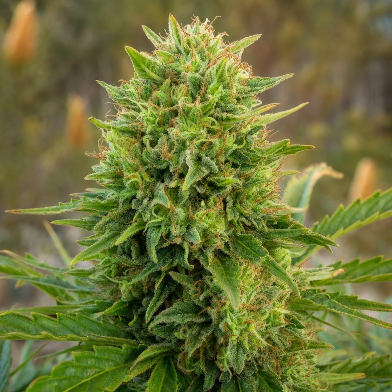 Outdoor macro photograph of the Cinderella's Dream flower on a living plant