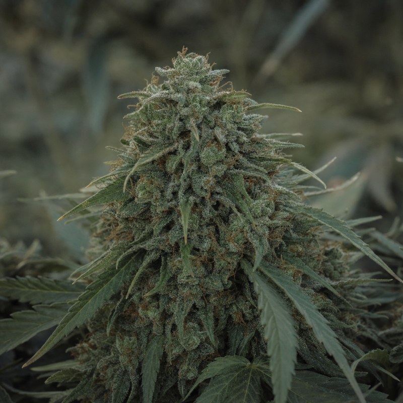 Outdoor macro photograph of the Meat Breath flower on a living plant