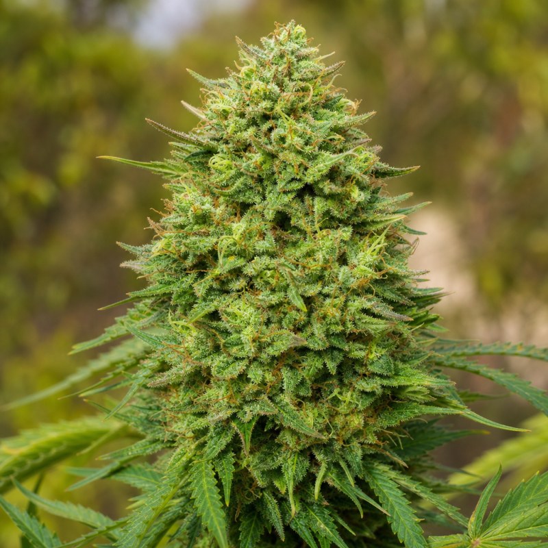 Outdoor macro photograph of the Alien Walker flower on a living plant