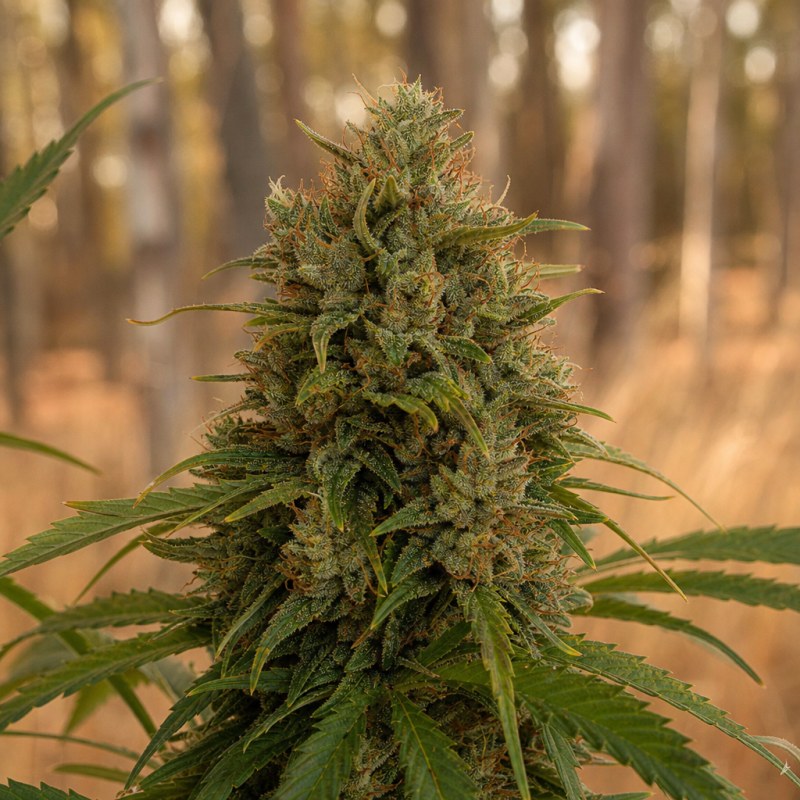 Outdoor macro photograph of the Anesthesia flower on a living plant
