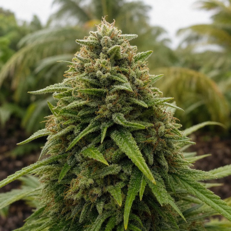 Outdoor macro photograph of the Danky Doodle flower on a living plant