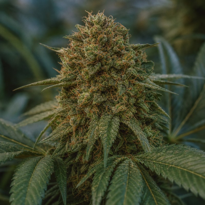 Outdoor macro photograph of the Fucking Incredible flower on a living plant